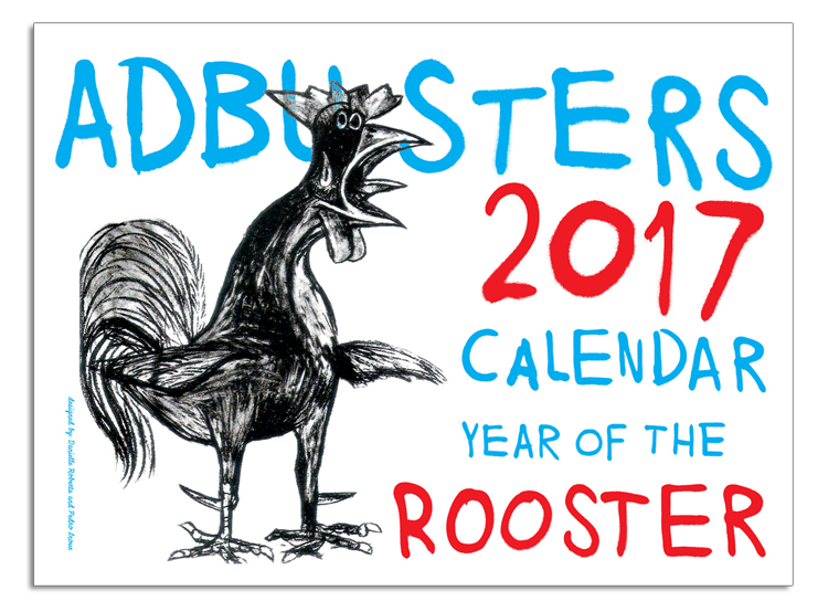 Adbusters 2017 Wall Calendar